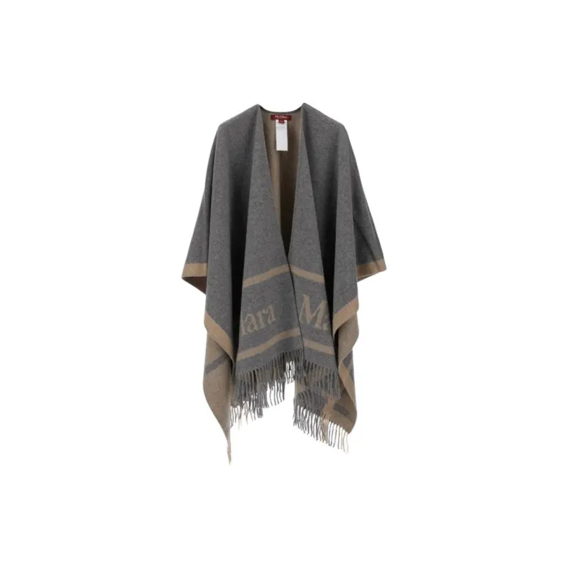 MaxMara Wool Shawls Women's Gray-0