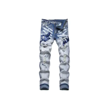F.K.V.A Jeans Unisex Light Blue