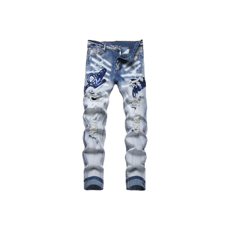 F.K.V.A Jeans Unisex Light Blue-0