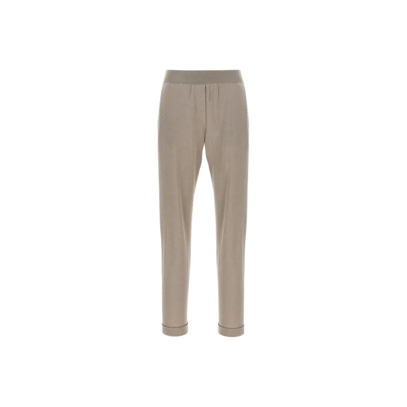Brunello Cucinelli Casual Pants Women's Gray-0