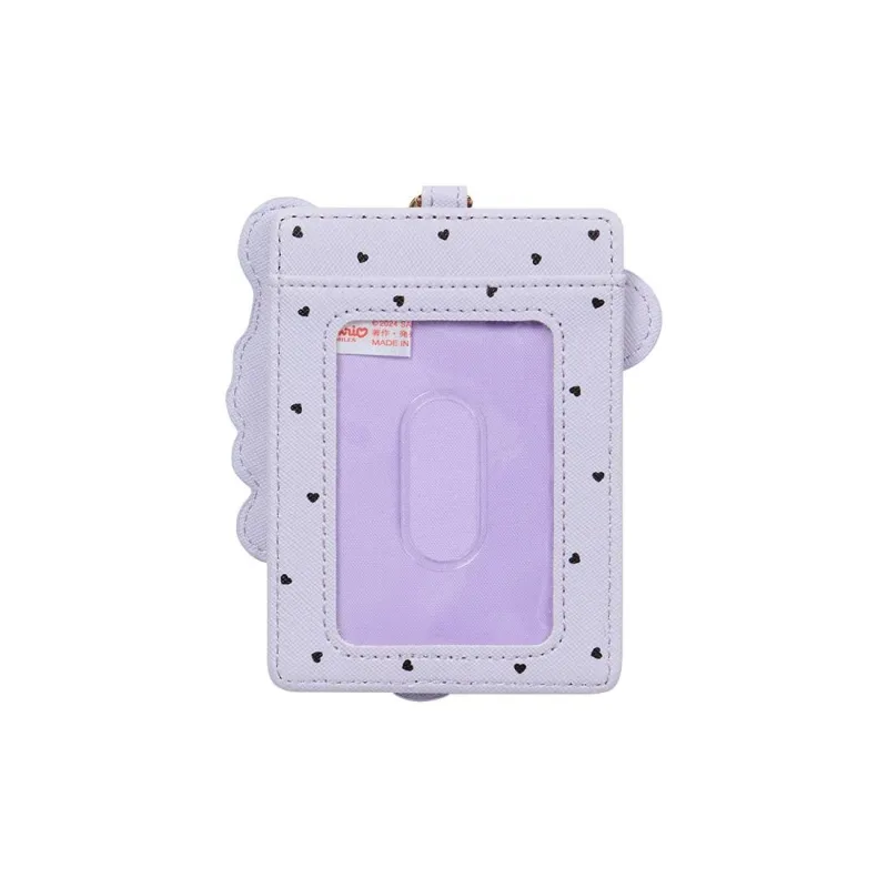Sanrio Kuromi PU Card Holder Women's Purple-2