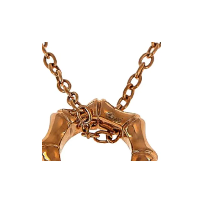 GUCCI Gold Plated Necklaces Women's Rose Gold-2