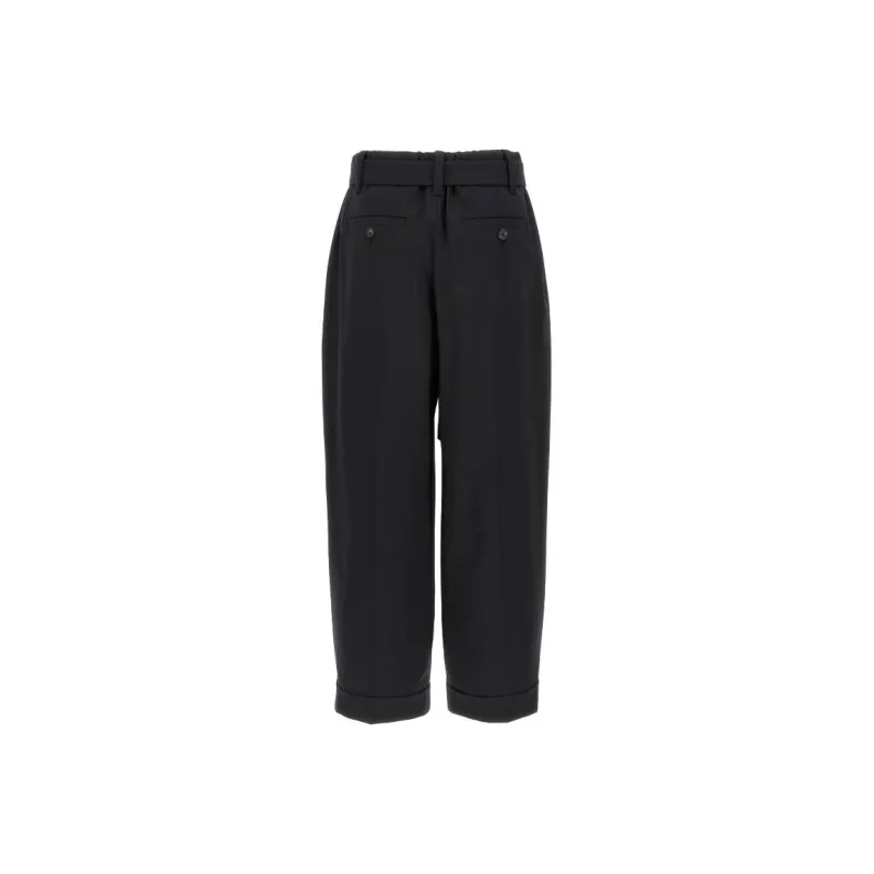 Brunello Cucinelli Casual Pants Women's Black-1