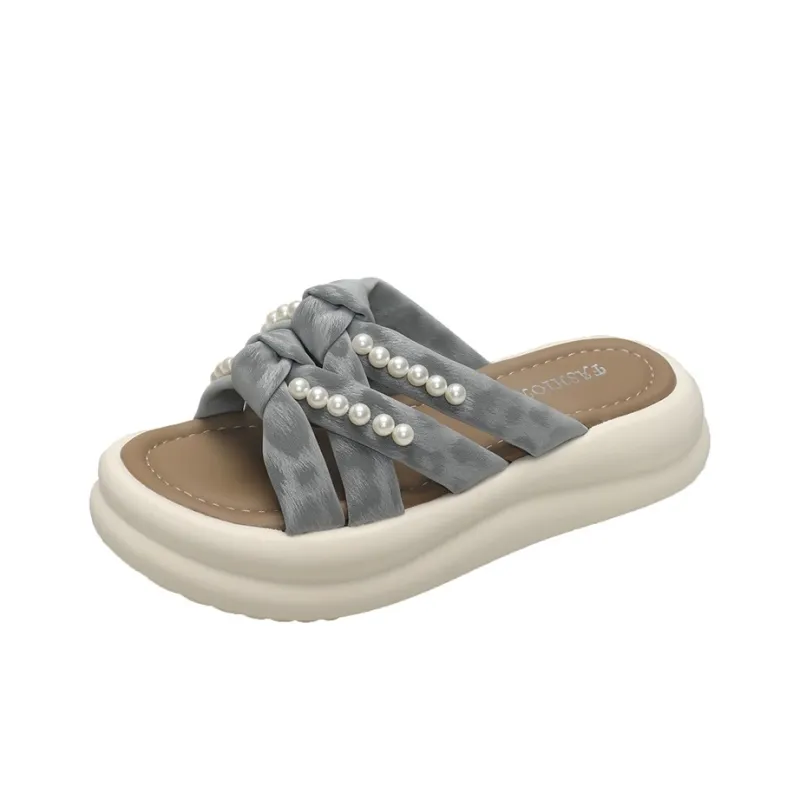 PARK DANCE Quiet Abrasion Resistant Slide Slippers Women's-4