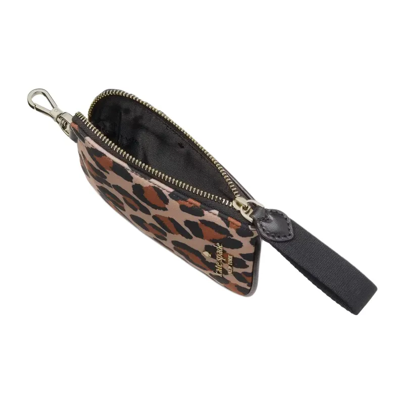 Kate Spade Chelsea Polyester Card Holder Unisex Brown-2