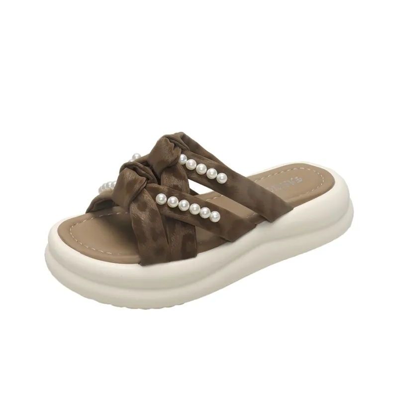 PARK DANCE Quiet Abrasion Resistant Slide Slippers Women's-8