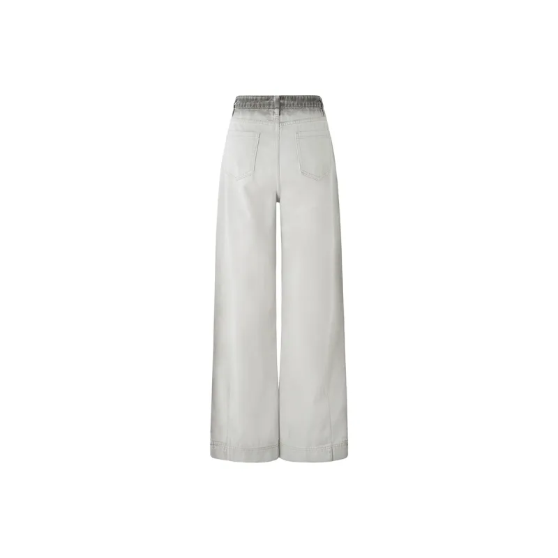 SOON FLOWER Jeans Women's Shell Gray-1