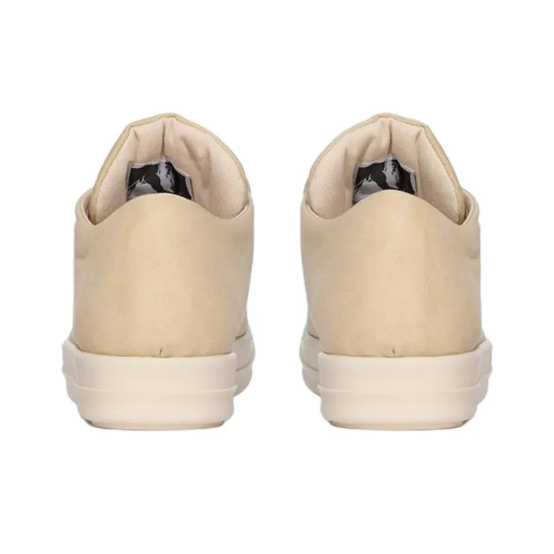 Rick Owens DRKSHDW Low Top Canvas Shoes Women's Yellow-3