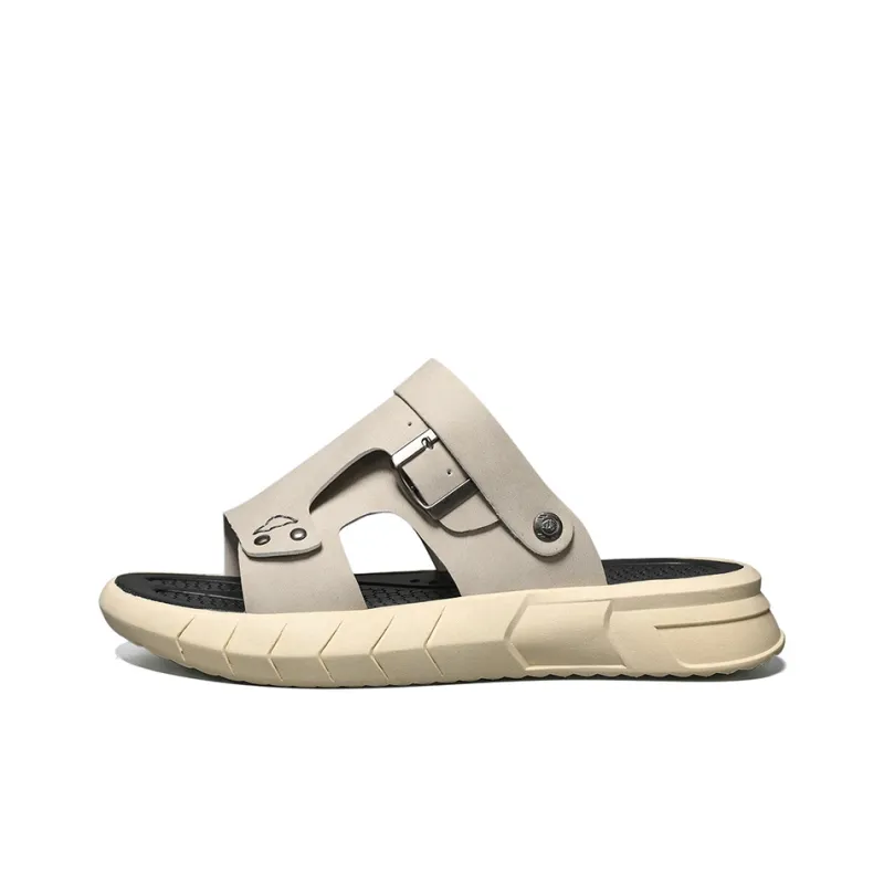 AMICNIEGD Massage Abrasion Resistant Slide Slippers Men's-14