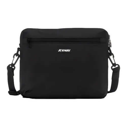 K WAY Nylon Crossbody Bag Regular Men's Black