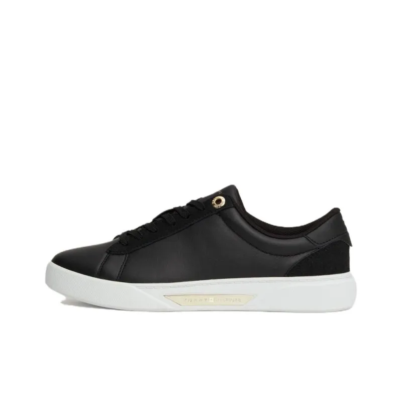 Tommy Hilfiger Zapatillas Low Top Skateboard Shoes Women's Black-0