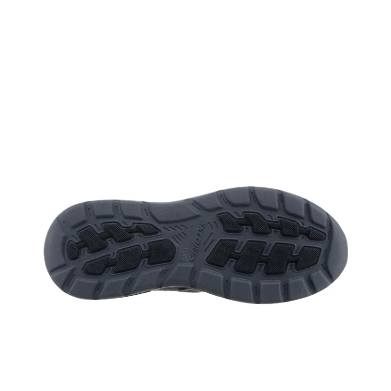 Skechers Arch Fit Motley Low Top Canvas Shoes Men's Black-5