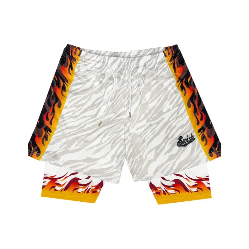 SWISH THE BALL IN Sports Shorts Unisex-2