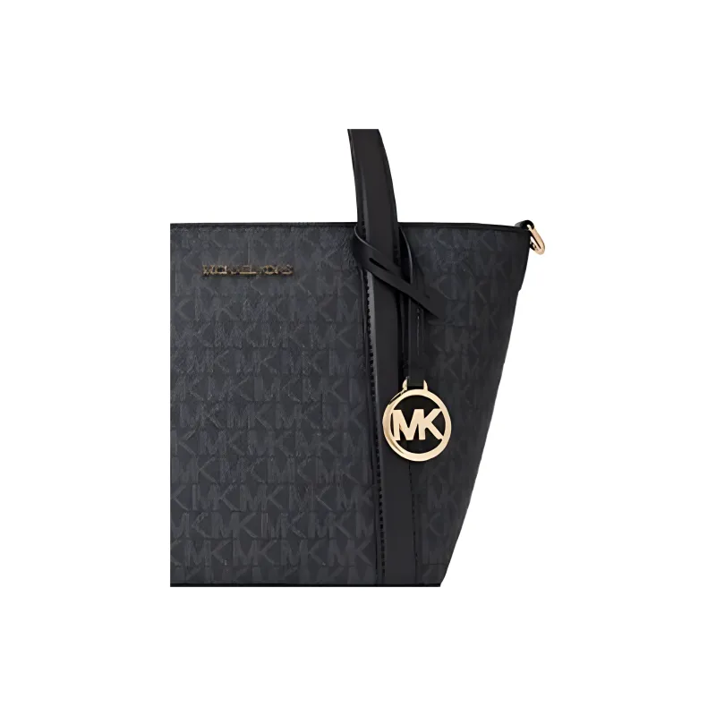 MICHAEL KORS Artificial Leather Tote Bag, Shopping Bag, Shoulder Bag, Crossbody Bag, Handbag Small Size Women's Black-3