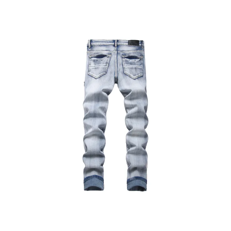 F.K.V.A Jeans Unisex Light Blue-1
