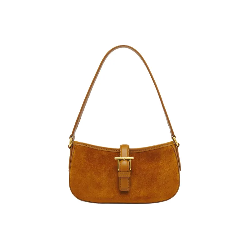 Alexander McQueen T Bar Calfskin Shoulder Bag Mini Women's Light Brown-0