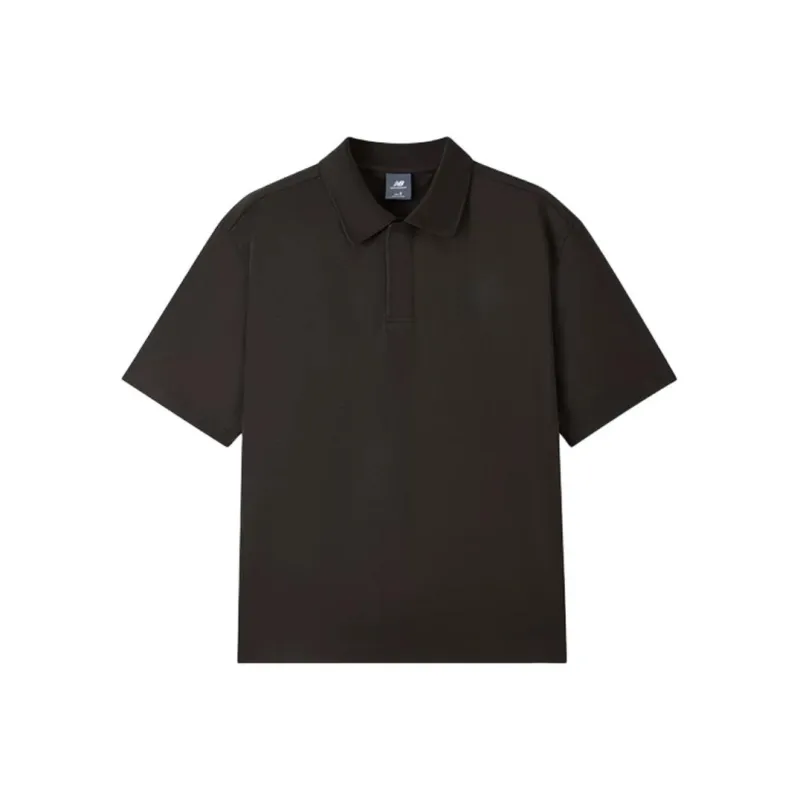 New Balance Polo Shirt Men's Dark Gray-0