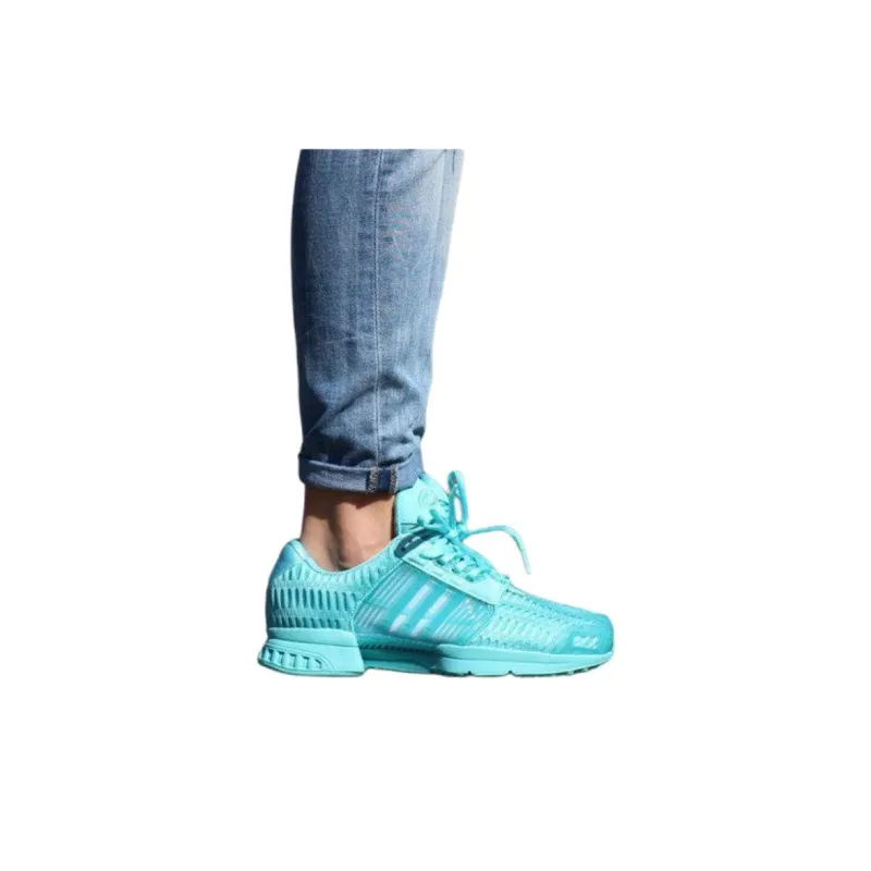 Adidas Climacool 1 Anti Slip Wear Resistant Low Top Running Shoes Women's Mint Green-3