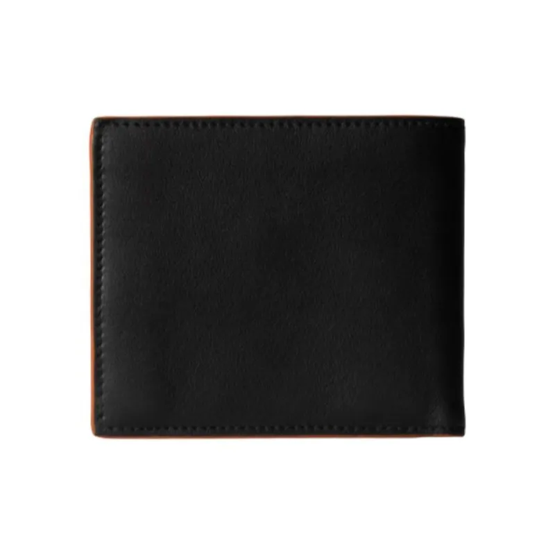 GUCCI GG Marmont Leather Wallet Men's Black & Orange-2