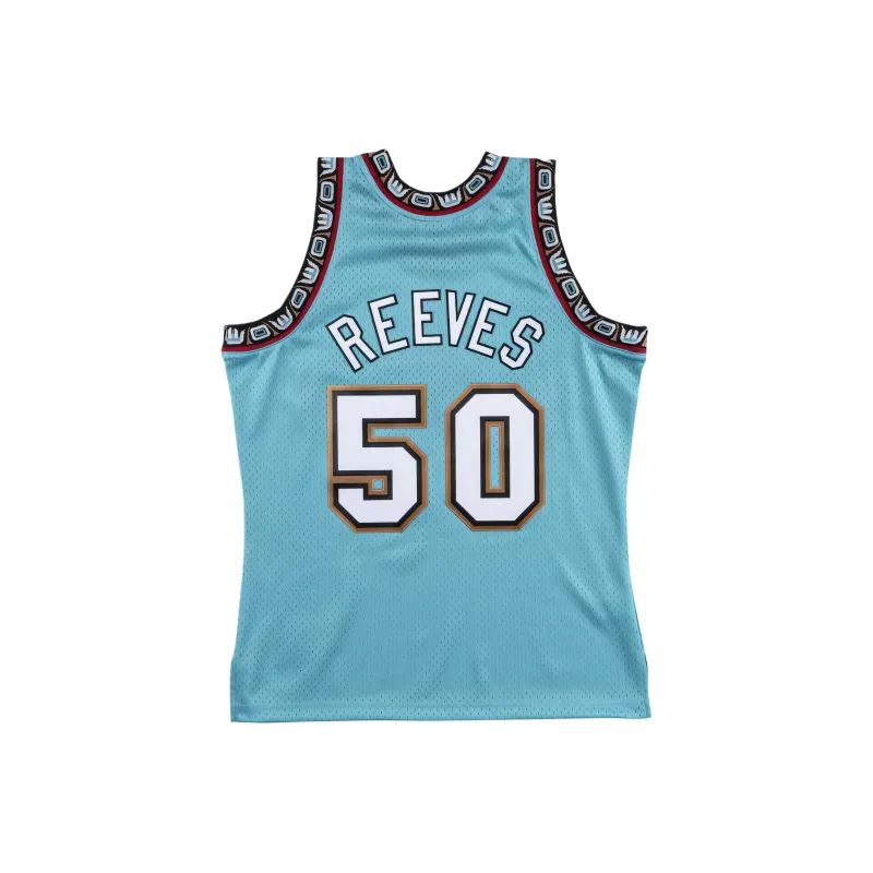 Mitchell Ness 'NBA Vancouver Grizzlies 95 Bryant Reeves' Swingman Jersey Vest Top-1