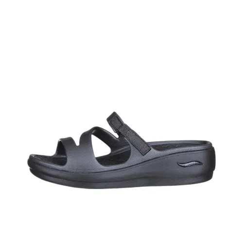 Skechers Arch Fit EVA Abrasion Resistant Slide Slippers Women's Black