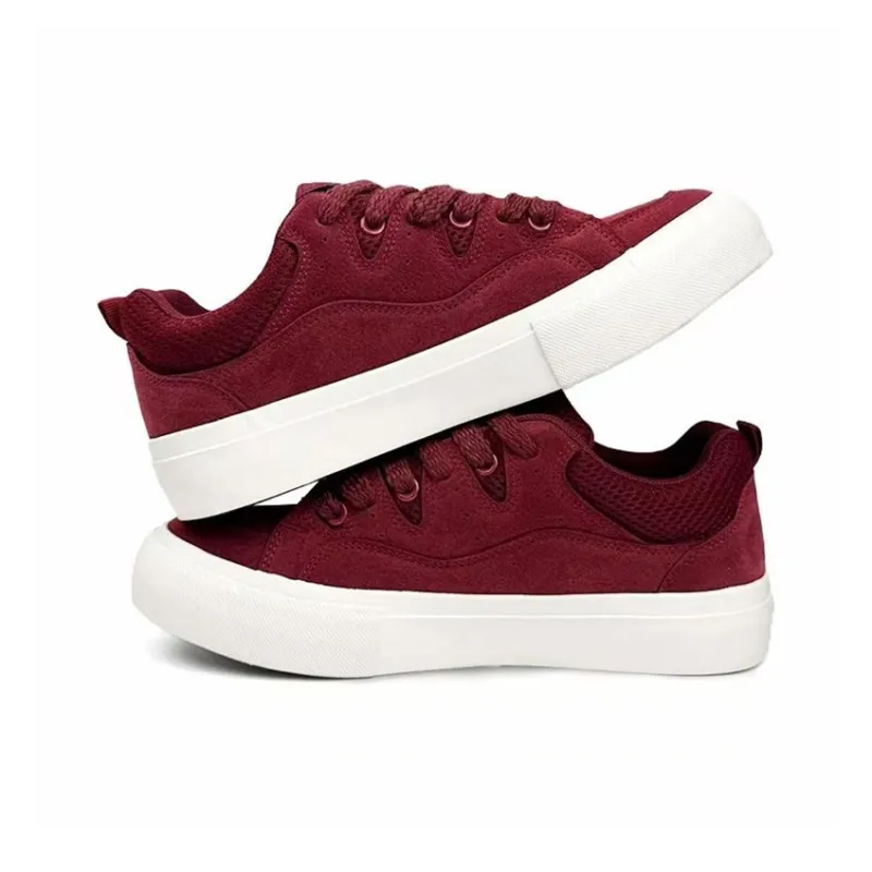 OUGLEMEN Non slip Lightweight Low Top Skateboard Shoes Men's-1
