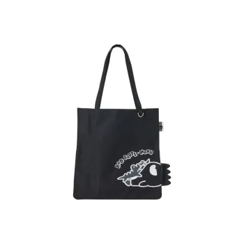 Sanrio Cool Penguins Polyester Tote Bag, Shopping Bag, Handbag, Shoulder Bag Unisex Black