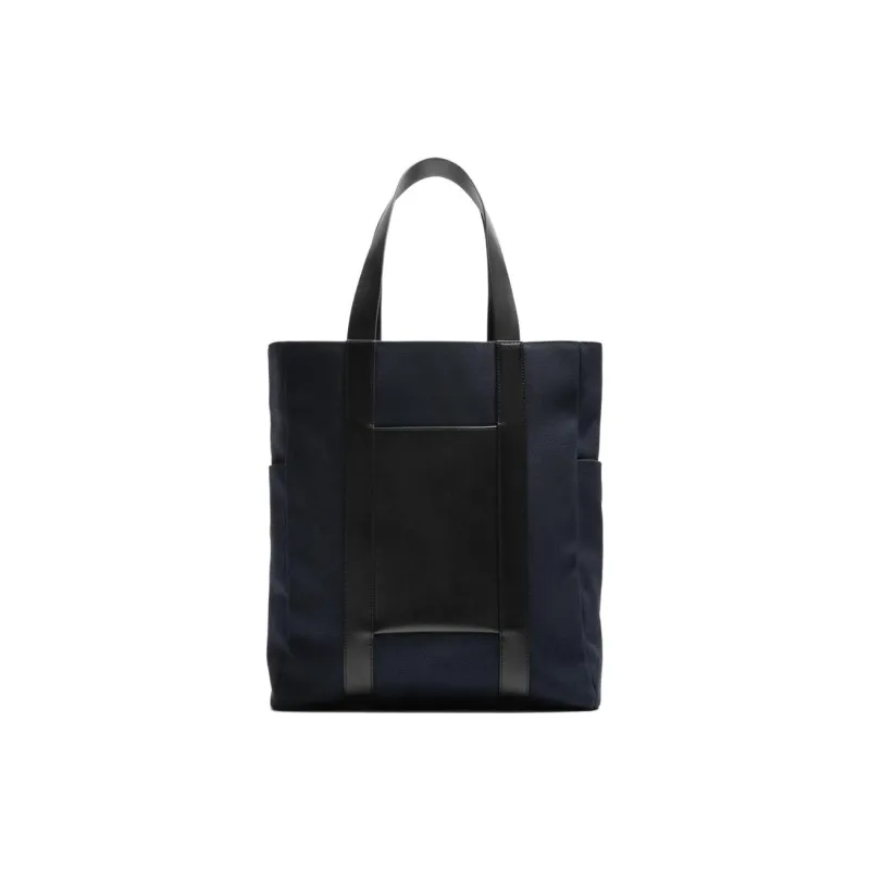 ZARA MIRUM Collaboration Cotton Tote Bag, Shopping Bag, Handbag Unisex Blue-0