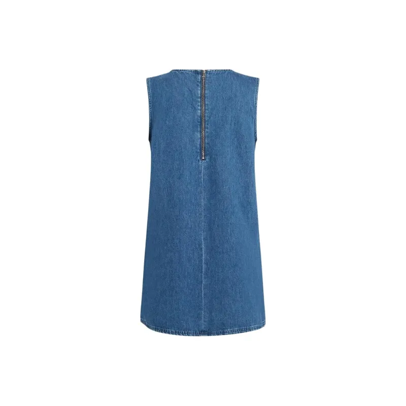 KARL LAGERFELD Sleeveless Dress Women's Light Blue-1
