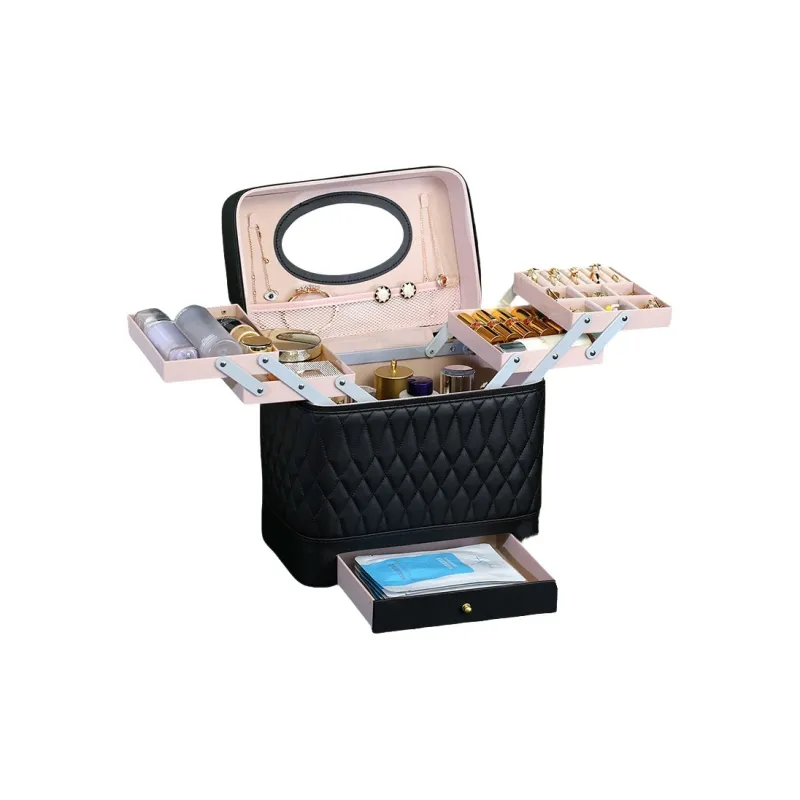 MUYAXUAN Portable Premium Nail Polish Storage Box-2
