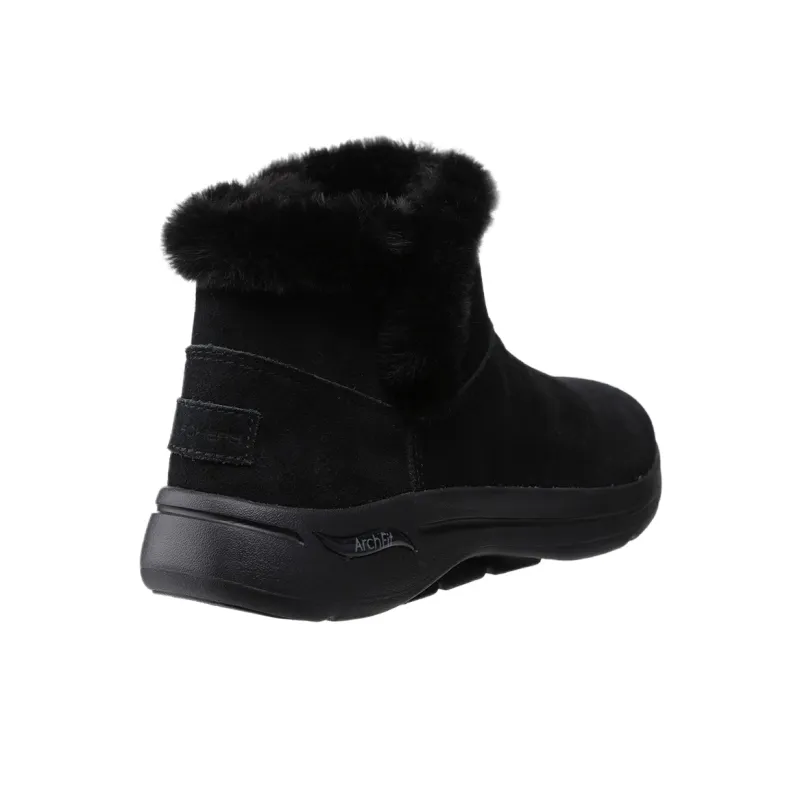 Skechers Go Walk Arch Fit Ankle Boots Women's Black-2