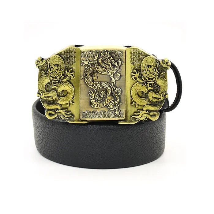 JONNY MOORE Cow Leather Belts Men's 3.8cm-1