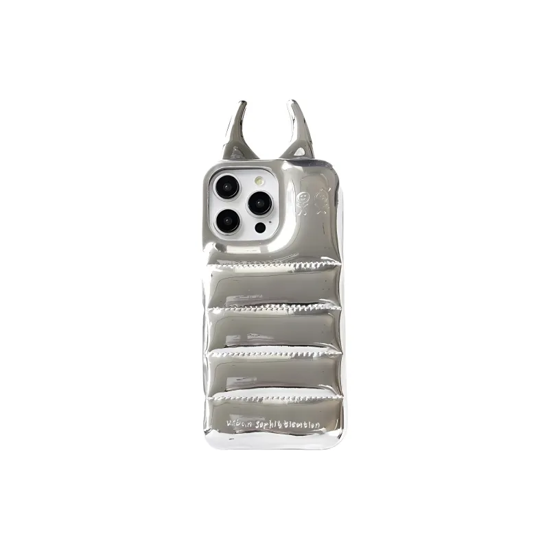Wei Xin Leather Material Demon Antenna Leather Phone Cases Compatible With IPhone 16/15 Pro Max/Apple 13/14 Pro/Max-6
