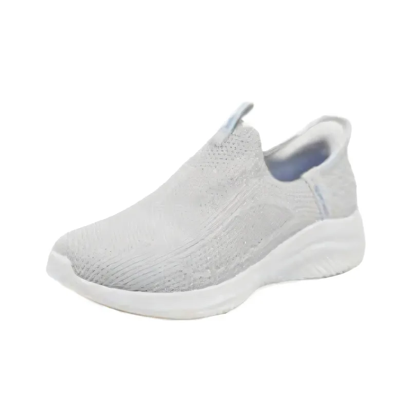 Skechers SPORT WOMENS Low Top Casual Shoes Women's Light Gray-2