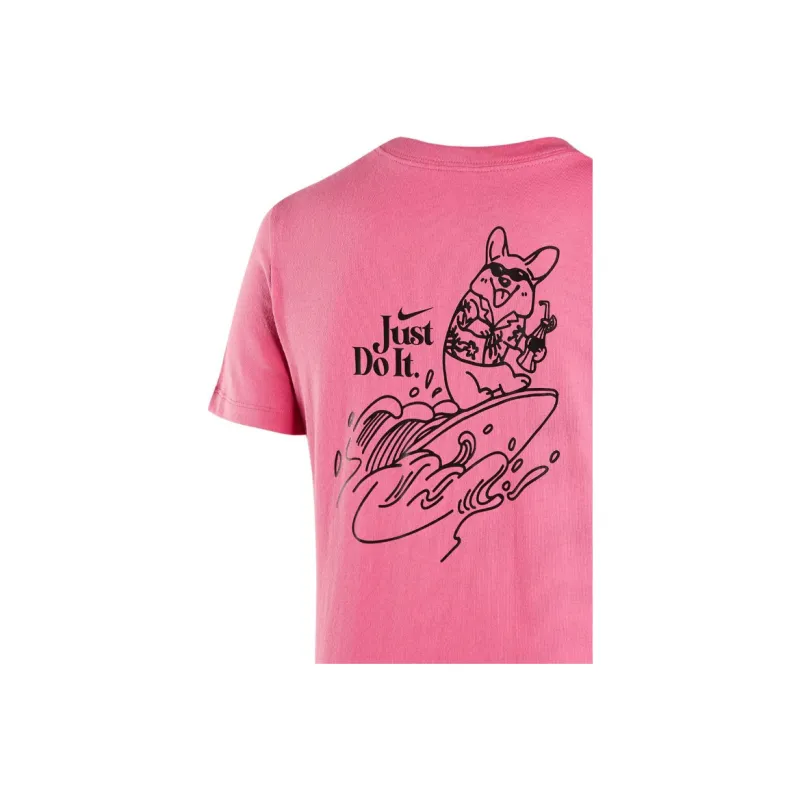 Nike T Shirt Women's Subtle Purple Pink-2