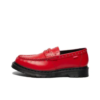 Dr. Martens Studded Penton Loafer Supreme Red