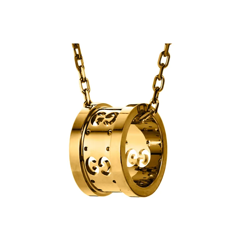 GUCCI 18K Gold Necklaces Women's Gold-1