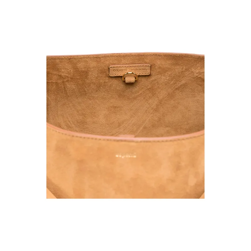 COPERNI Calf Suede Shoulder Bag Medium Size Women's Brown-3