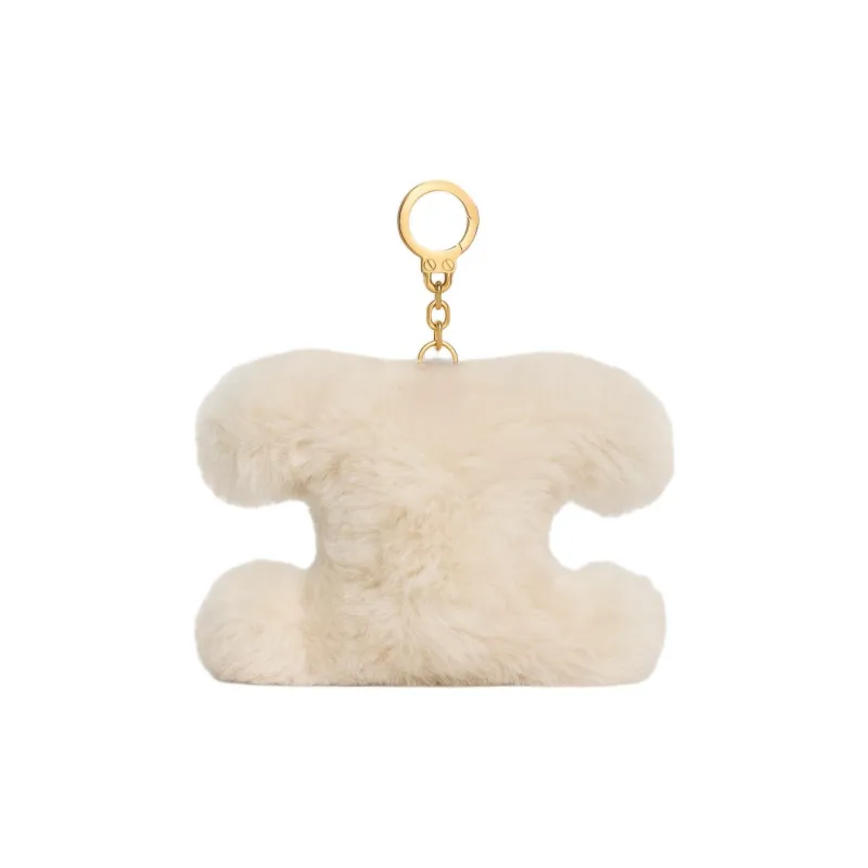 CELINE Triomphe Shearling Bag Accessory Women's Beige-2