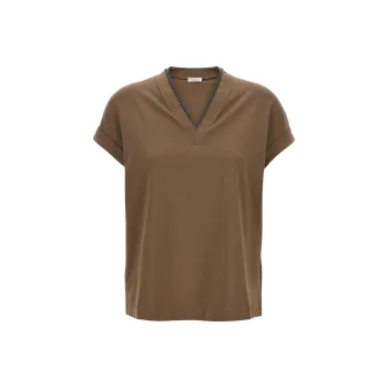 Brunello Cucinelli T Shirt Women's Brown