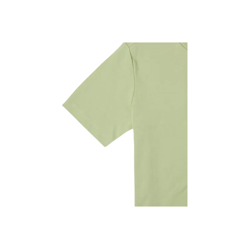 Converse CITY ESCAPE TEE T Shirt Women's Light Green-3