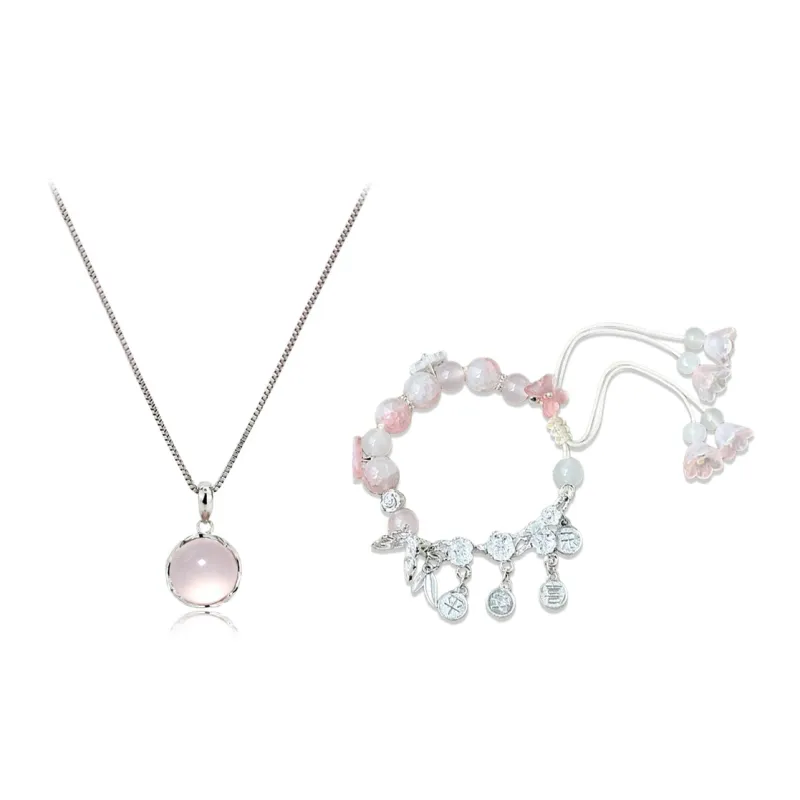 RINGLOVE Colored Glaze Necklaces Women's-2
