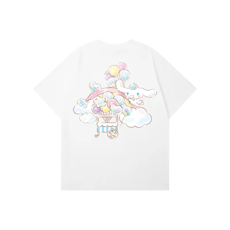 Sanrio x CINNAMOROLL Yugui Dog T Shirt Unisex-0