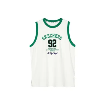 Skechers SS24 Tank Tops Unisex Marshmallow White