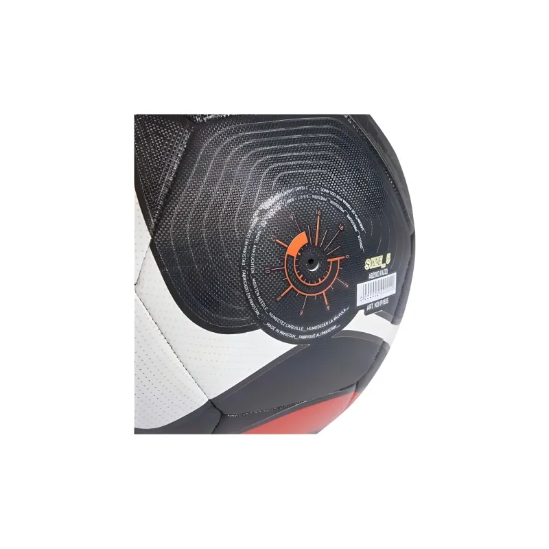 Adidas Size 5 Soccer TPU Machine Stitched Soccer Ball Unisex Black Red-2