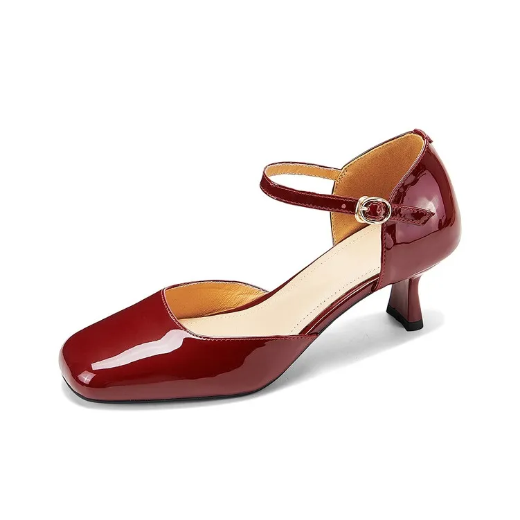 Schilling Chunky Heel High Heels 5.5cm Women's-4