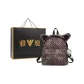 Brown Leopard Print+Gothic Kitten Pendant+Shopping Bag