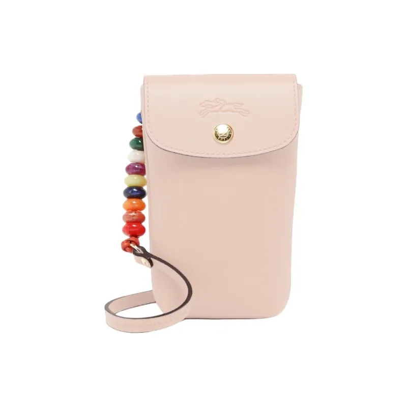 LONGCHAMP Le Pliage Xtra Cow Leather Shoulder Bag With Cell Phone Pouch Women's Nude-1
