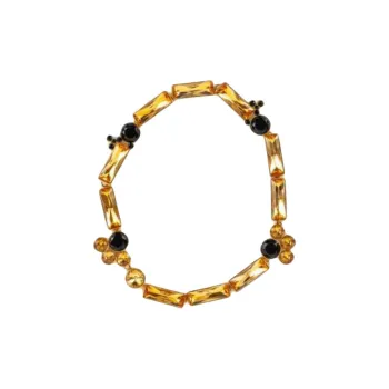 JIL SANDER Crystal Necklaces Women's Gold