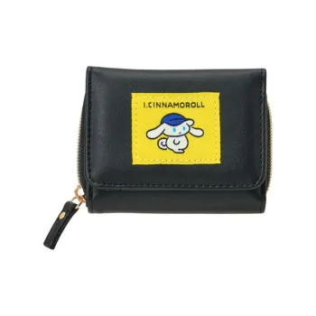 Sanrio Synthetic Leather Wallet Women's Black